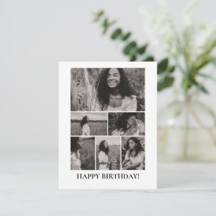 Custom Photo Collage Birthday Card For Loved Ones