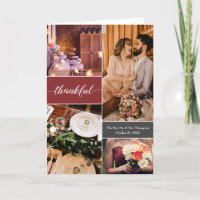 Custom Photo Collage Burnt Orange