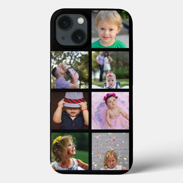 Custom Photo Collage Customisable Case-Mate iPhone Case (Back)