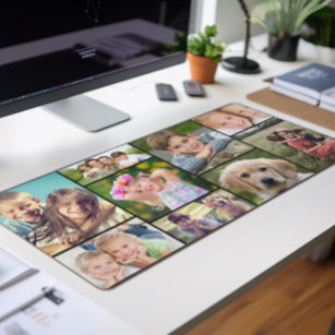 Custom Photo Collage Desk Mat