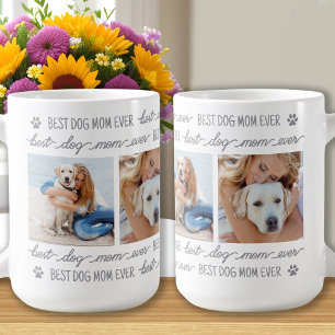 Custom Photo Collage Dog Mum Coffee Mug
