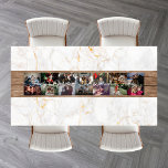 Custom Photo Collage Family Name 14 Family photos  Short Table Runner<br><div class="desc">Personalise your table runners with your favourite photos of your family.
The template has family is everything and your family name text which can be customised.
Click personalise it option to upload your photos and your family name.</div>