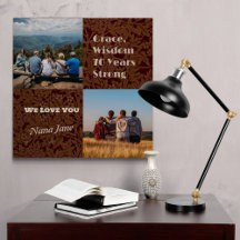 Custom Photo Collage Gifts for 70 Year Old Woman