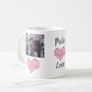 Custom Photo Collage Heart Love Mug