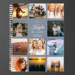Custom Photo Collage Instagram Name Cute Trendy Planner<br><div class="desc">This cute and modern, Instagram friendly photo collage planner on a dusty blue background has space for your custom name as well as for your profession or the name of the school. Customise with your favourite photos and start the year right with a personalised planner that will surely lighten your...</div>