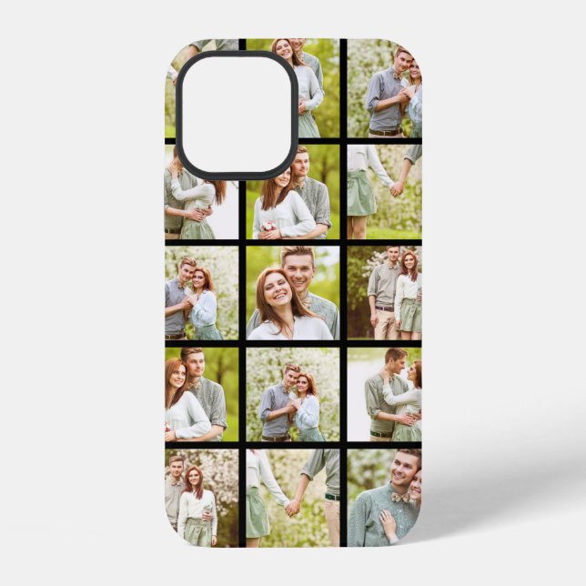 Custom Photo Collage iPhone Case (Back)