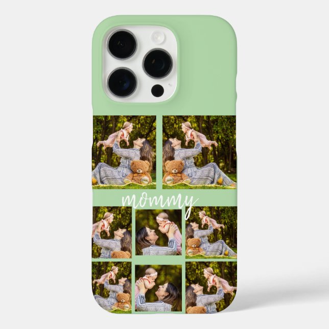 Custom Photo Collage iPhone Case – Personalised (Back)