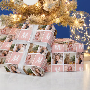 Rose Gold Christmas Wrapping Paper