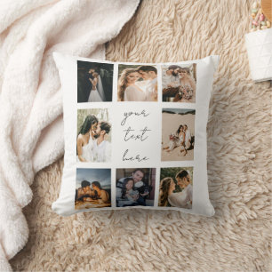 Custom Photo Collage Personalised Picture Family Cushion