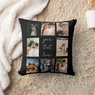 Custom Photo Collage Personalised Picture Family Cushion