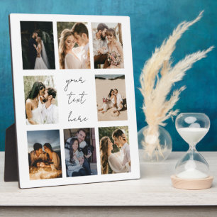 Custom Photo Collage Personalized Picture Family Plaque