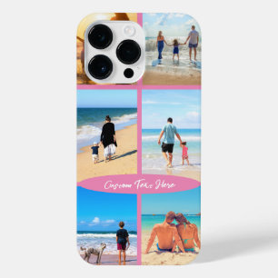 Custom Photo Collage Text Your Favourite Photos iPhone 14 Pro Max Case