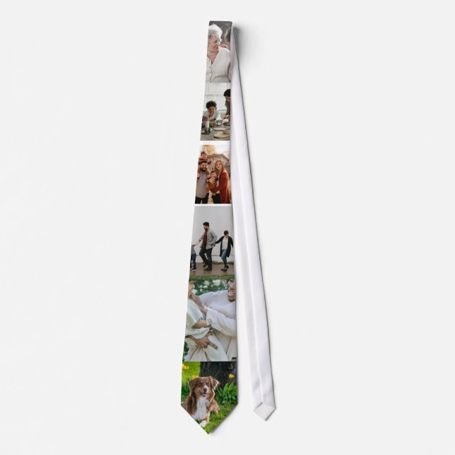 Custom Photo Collage Tie (Front)