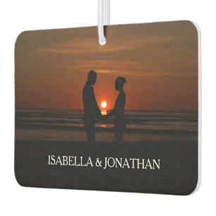 Custom Photo Couple Car Air Freshener