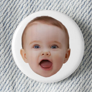 Custom Photo, Custom Photo Face 3 Cm Round Badge