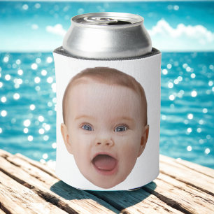 Custom Photo, Custom Photo Face Can Cooler