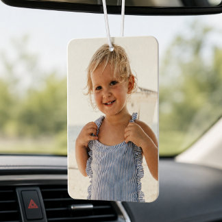 Custom Photo | Cute Kids Design Your Own 2 Image Car Air Freshener