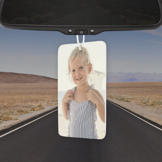 Custom Photo | Cute Kids Design Your Own 2 Image Car Air Freshener