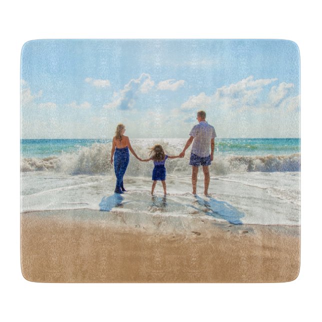 Custom Photo Cutting Board Your Family Photos (Front)