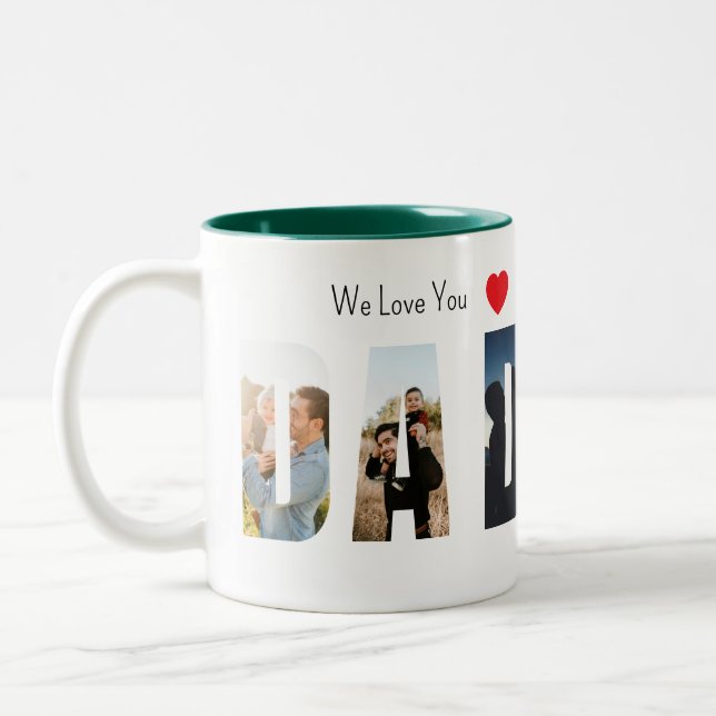 Custom Photo Dad Mug  (Left)