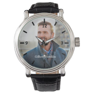 Custom Photo Dad Mum Family Personalise  Watch