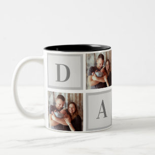 Custom Photo - Dada Two-Tone Coffee Mug