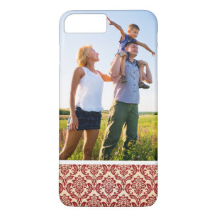 Custom Photo Damask pattern wallpaper iPhone 8 Plus/7 Plus Case