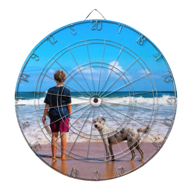 Custom Photo Dart Board with Your Own Design (Front)