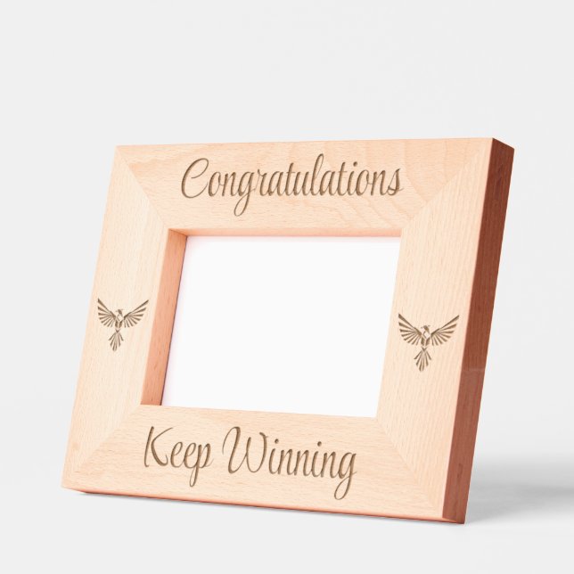 Custom Photo Display Decor for Home & Office Etched Frames (Left)