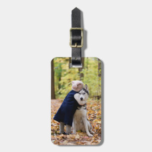 Custom Photo Dog Luggage Tag