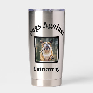 Custom Photo Dog Mum Political Coffee Lover BFF Insulated Tumbler