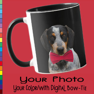 Custom Photo Dog Puppy Personalised Christmas Mug