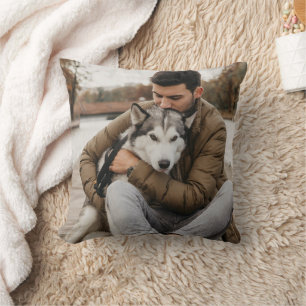 Custom Photo Double Sided Dog Pet Dog Dad Cushion