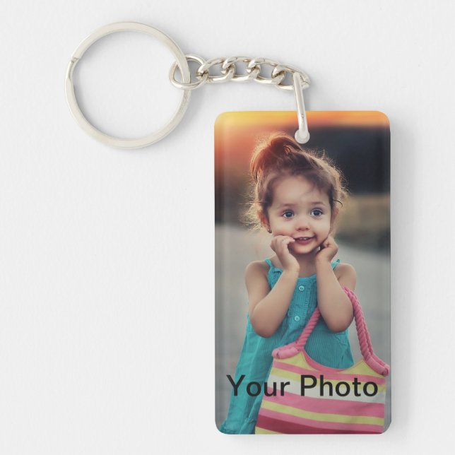 Custom Photo Double-Sided Keychain (Front)