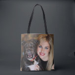 Custom Photo Double Sided Tote<br><div class="desc">Design your own 2 sided photo tote with your custom photo a featuring full bleed image template. Easily upload your own photos with your own character and loved subjects.</div>