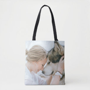 Custom Photo Double Sided Tote Bag
