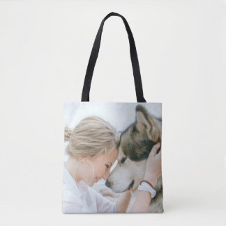 Custom Photo Double Sided Tote Bag