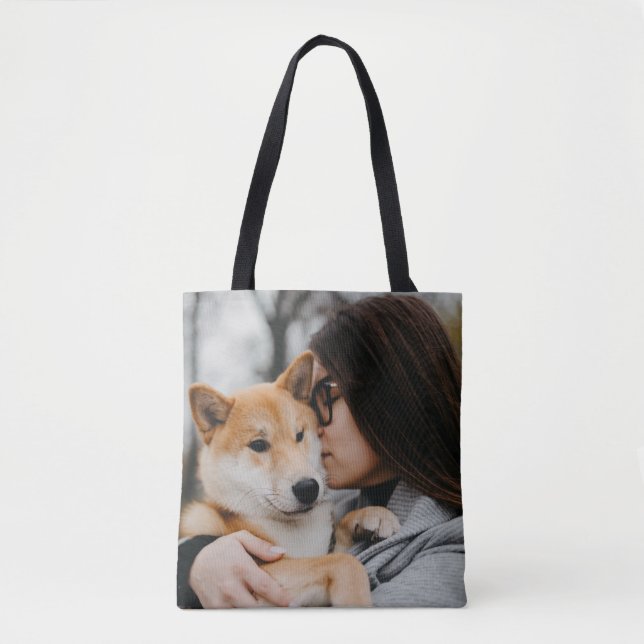 Custom Photo Double Sided Tote Bag (Front)