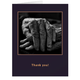 Custom Photo Elderly Home Caregiver Thank You 