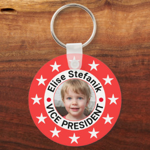 Custom Photo Election 2024 Republican Candidate Key Ring