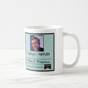 Custom photo employee of the month incentive mug