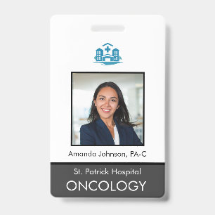 Custom Photo Employee Security ID Badge
