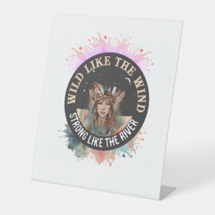Custom Photo Empowerment, Inspirational Gift Girls Pedestal Sign