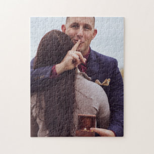 Custom photo engagement  jigsaw puzzle