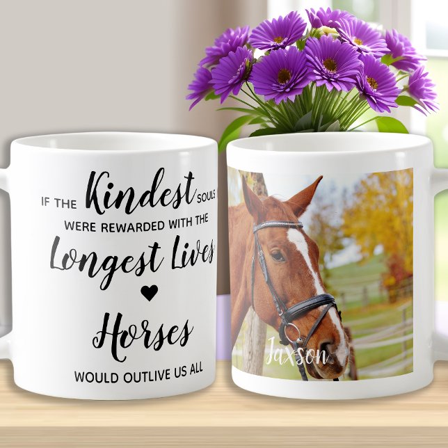 Custom Photo Equine Memorial Horse Coffee Mug (Creator Uploaded)