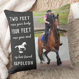 Custom Photo Equine Photo Horse Memorial Cushion