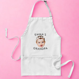 Custom Photo Face Mom Grandma Grandpa Birthday Standard Apron