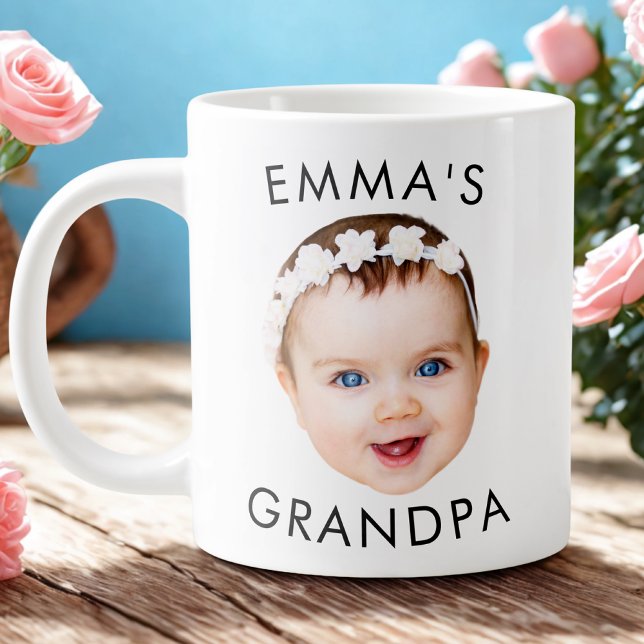 Custom Photo Face Mug Mum Grandma Grandpa Birthday (Creator Uploaded)