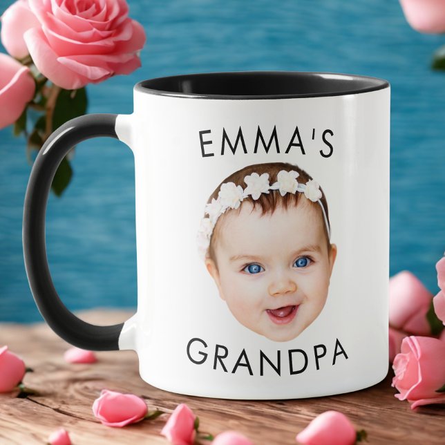 Custom Photo Face Mug Mum Grandma Grandpa Birthday (Creator Uploaded)