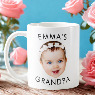Custom Photo Face Mug Mum Grandma Grandpa Birthday